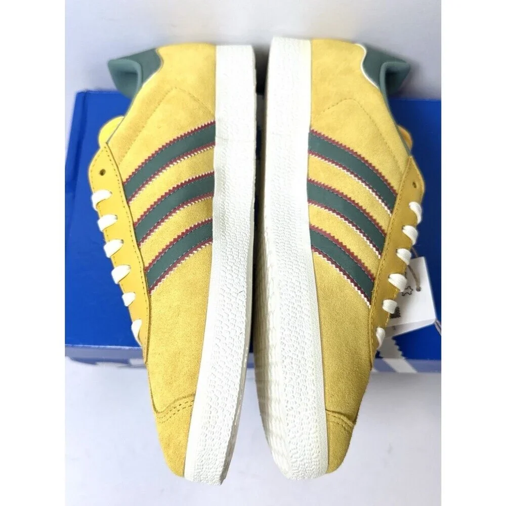 Adidas Originals Gazelle Jamaica x Bob Marley (Bold Gold) Men's 7.5 Shoes KJ3532